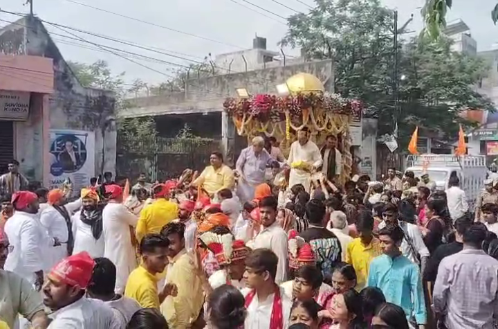 मुजफ्फरनगर में उत्तर भारत की सबसे बड़ी श्री बालाजी शोभायात्रा का भव्य शुभारंभ, 24 घंटे शहर में गूंजेंगे जयकारे