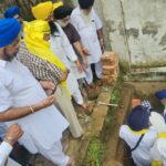मुजफ्फरनगर गुरुद्वारा श्री गुरु सिंह सभा में दरबार साहिब हॉल विस्तार का नींव पत्थर कार्यक्रम