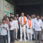भाजपा ओबीसी मोर्चा जिलाध्यक्ष बनने पर विजय वर्मा का सांझक में हुआ स्वागत