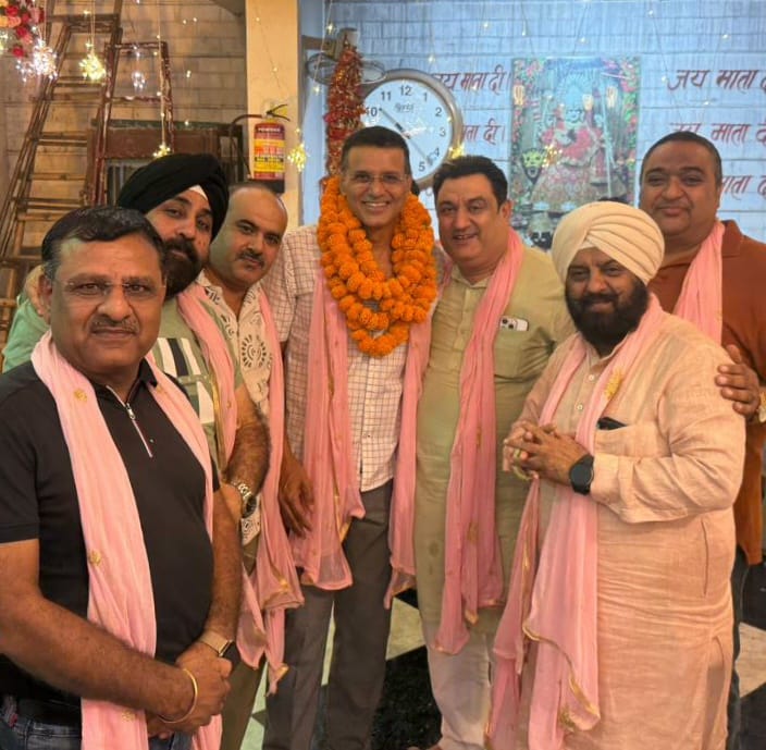 भाजपा जिला अध्यक्ष विजय वर्मा का युवा पंजाबी संगठन ने किया भव्य स्वागत